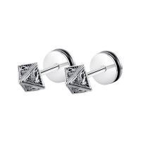 Stainless Steel Stud Earrings, fashion jewelry & for woman, 13x5mm, Sold By Pair