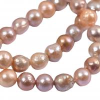Perlas Redondas Freshwater, Perlas cultivadas de agua dulce, Bricolaje, color mixto, 10mm, Vendido para 36-38 cm Sarta