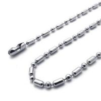Titanium Steel Necklace Chain, DIY & different size for choice, original color, Sold By PC