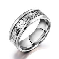 Палец кольцо из нержавеющей стали, нержавеющая сталь, Мужский, Много цветов для выбора, 8mm, продается PC