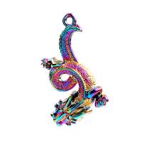 Tibetan Style Pendants, Dragon, colorful plated, DIY, multi-colored, 50x27x7mm, Length:45 cm, Sold By PC