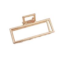 Hair Claw Clips Zinc Alloy gold color plated & for woman nickel lead & cadmium free 130mm Sold By PC
