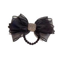Ponytail Holder Cloth Bowknot Korean style & for woman Sold By PC