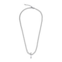 Titanium Steel Necklace, with 1.96 inch extender chain, Unisex, original color, 5.20mm, Length:Approx 17.72 Inch, Sold By PC