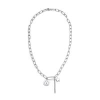 Titanstahl Halskette, unisex, originale Farbe, Länge:ca. 19.68 ZollInch, verkauft von PC