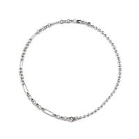 Titanium Steel Necklace, Unisex, original color, Length:Approx 21.7 Inch, Sold By PC