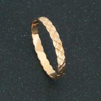 Stainless Steel Bangle, 316L Stainless Steel, Donut, 18K gold plated, Unisex & with rhinestone, 60x5.80mm, Sold By PC