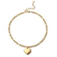 Stainless Steel Anklet, with 1.97inch extender chain, plated, for woman, more colors for choice, Length:Approx 9.84 Inch, Sold By PC