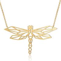 Titanium Steel Necklace Dragonfly for woman Length 40 cm Sold By Bag