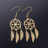 Titanium Steel Dream Catcher Earring plated for woman Sold By Bag