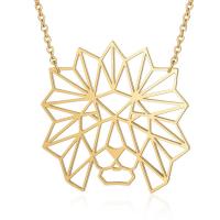 Titanium Steel Necklace, for woman, more colors for choice, 36x37mm, Length:40 cm, 5PCs/Bag, Sold By Bag