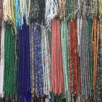 Beads Gemstone misti, pietra preziosa, Cerchio, DIY, colori misti, Venduto per 38 cm filo