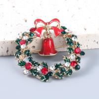 Vánoční Brože, Zinek, Vánoční design & módní šperky & pro ženy & smalt & s drahokamu, Prodáno By PC