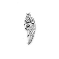 Stainless Steel Pendants, Wing Shape, fashion jewelry, nickel, lead & cadmium free, Sold By PC