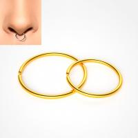 Titanium Steel Nose Piercing Jewelry Donut plated Unisex Sold By PC