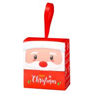 Papper Christmas Gift Box, Utskrift, olika färg och mönster för val, 43x90x95mm, Säljs av PC