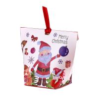 Papper Christmas Gift Bag, Utskrift, olika färg och mönster för val, 70x55x100mm, Säljs av PC