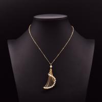 Freshwater Pearl Mässing Chain Necklace, med Freshwater Pearl, 18K guldpläterad, för kvinna, Längd Ca 17.72 inch, Säljs av PC