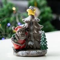 Backflow Incense Burner Porcelain plated for home and office & durable & Christmas Design Sold By PC