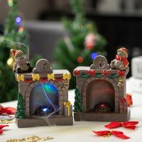 Brûleur à encens de porcelaine, Placage, pour la maison et le bureau & durable & Conception de Noël, plus de couleurs à choisir, 112x52x135mm, Vendu par PC