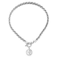 Stainless Steel Jewelry Necklace, plated, for woman, more colors for choice, Length:16.54 Inch, Sold By PC