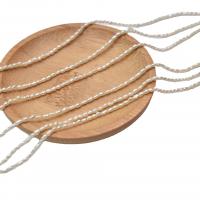 Rice Kulturan Slatkovodni Pearl perle, Riža, možete DIY, bijel, 1.8-2mm, Prodano Per 35-37 cm Strand