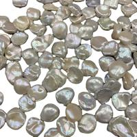 Keishi odlad sötvattenspärla pärlor, Freshwater Pearl, Kronblad, DIY, vit, 14-16mm, Säljs av PC