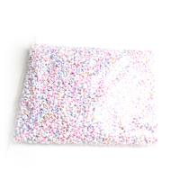 Alfabet Akryl perler, Plastic, Flad Rund, du kan DIY & emalje, blandede farver, 4x7mm, 500/G, Solgt af G