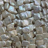 Koraliki Keishi z hodowlanych pereł słodkowodnych, Perła naturalna słodkowodna, DIY, biały, 12-13mm, sprzedawane na 38 cm Strand