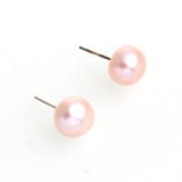 Freshwater Pearl Earrings, for woman, mixed colors, 4-16mm, 10Pairs/Bag, Sold By Bag