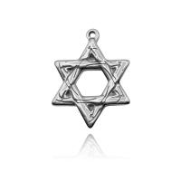 Stainless Steel Pendants, Hexagram, fashion jewelry, nickel, lead & cadmium free, Sold By PC