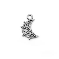 Stainless Steel Pendants, Moon, fashion jewelry, nickel, lead & cadmium free, Sold By PC