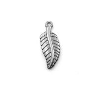 Stainless Steel Pendants, Leaf, fashion jewelry, nickel, lead & cadmium free, Sold By PC