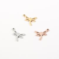 Stainless Steel Animal Pendants Dragonfly polished DIY & hollow Approx 1.4mm Sold By PC