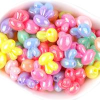 Plated Acrylic Beads, Heart, DIY, more colors for choice, 12-15x11-13.5mm, 50PCs/Bag, Sold By Bag