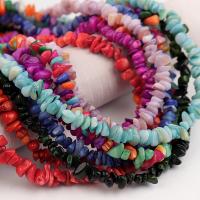 Perles de coquille colore naturelle, DIY, plus de couleurs à choisir, 8x5mm, 220PC/brin, Vendu par 38 cm brin