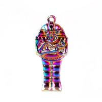 Tibetan Style Pendants, Mummy, colorful plated, DIY, multi-colored, 18x45x4mm, Length:45 cm, Sold By PC