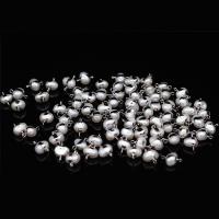 Perlas cultivadas de agua dulce Conector, con metal, chapado en color de plata, Natural & Joyería & Bricolaje, 8x16-10x18mm, Vendido por UD
