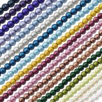 Fashion Glass Beads, Round, different size for choice & for woman, more colors for choice, Sold Per Approx 16 Inch Strand