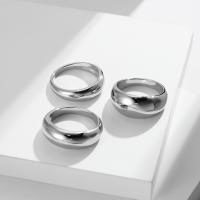 Палец кольцо из нержавеющей стали, нержавеющая сталь, полированный, разный размер для выбора & Мужский, Много цветов для выбора, продается PC