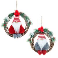 Rattan Christmas Hanging Ornaments, Christmas Design, more colors for choice, Sold By PC