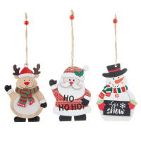 Composite Wood Christmas Hanging Ornaments handmade Christmas Design Sold By PC