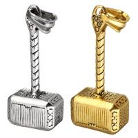 Stainless Steel Pendants hammer fashion jewelry & DIY 20*45*12mm Sold By PC