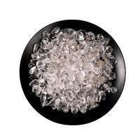 Gemstone фишки, Чистый кварц, Комкообразная форма, разный размер для выбора & нет отверстия, белый, 10Сумки/Лот, продается Лот