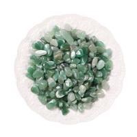 Gemstone фишки, Зеленый авантюрин, Комкообразная форма, разный размер для выбора & нет отверстия, зеленый, 10Сумки/Лот, продается Лот