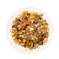Gemstone Chips, Yellow Agate, Nuggets, different size for choice & no hole, yellow, 10Bags/Lot, Sold By Lot