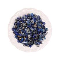 Chips de pierres précieuses, Lapis lazuli, pepite, normes différentes pour le choix & aucun trou, couleur de lapis-lazuli, 10sacsvalises/lot, Vendu par lot