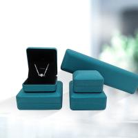 Smycken Gift Box, Polyester, med Velveteen, olika storlek för val, fler färger för val, Säljs av PC