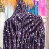 Prirodni Garnet perle, Granat, Krug, možete DIY & faceted, crven, Prodano Per 36 cm Strand