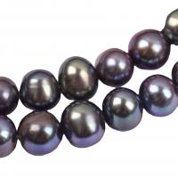 Perles de nacre rondes de culture d'eau douce, perle d'eau douce cultivée, DIY, couleurs mélangées, 6mm, 68PC/brin, Vendu par 60 cm brin